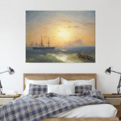 Ivan Konstantinovich Aivazovsky - Shipping Canvas Afdruk (Insitu (Slaapkamer))