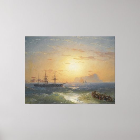 Ivan Konstantinovich Aivazovsky - Shipping Canvas Afdruk (Voorkant)