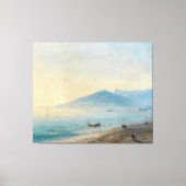 Ivan Konstantinovich Aivazovsky - The Bay of Naple Canvas Afdruk (Voorkant)