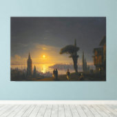 Ivan Konstantinovich Aivazovsky - The Disembarkati Canvas Afdruk (Insitu (Houten vloer))