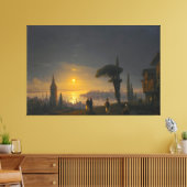 Ivan Konstantinovich Aivazovsky - The Disembarkati Canvas Afdruk (Insitu (Woonkamer))