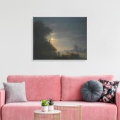 Ivan Konstantinovich Aivazovsky - Twee schepen op Canvas Afdruk (Insitu (Woonkamer))