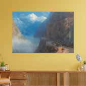 Ivan Konstantinovich Aivazovsky - Van Mleta Canvas Afdruk (Insitu (Woonkamer))