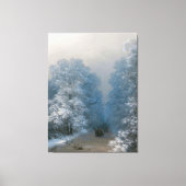 Ivan Konstantinovich Aivazovsky - Winterlandschap Canvas Afdruk (Voorkant)