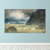 Ivan Konstantinovich Aivazovsky - Zee Canvas Afdruk (Insitu (Houten vloer))