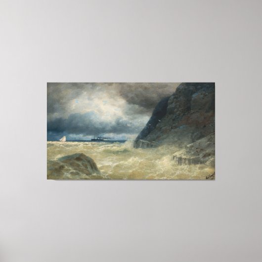 Ivan Konstantinovich Aivazovsky - Zee Canvas Afdruk (Voorkant)