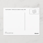 Ivan Kramskoi - Portret van een onbekende vrouw Briefkaart (Achterkant)