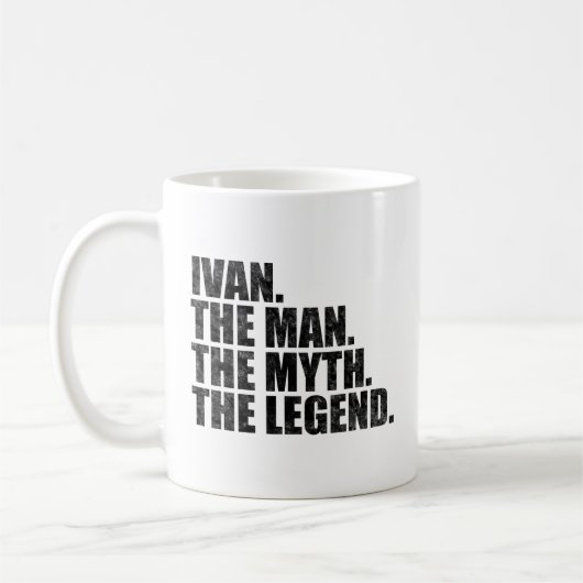 Ivan naam, Ivan De Man De Mythe De Legende Koffiemok (Links)