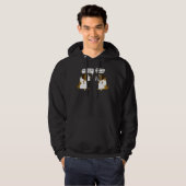Ivan Pavlov Dog Meme Gezegde Humor Hoodie (Voorkant volledig)