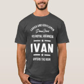 Ivan Personalized Name Birthday Gift T-shirt (Voorkant)