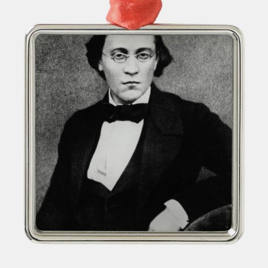 Ivan Sergeevich Turgenev Metalen Ornament (Voorkant)