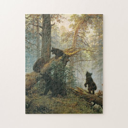 Ivan Shishkin - Morning in a Pine Forest (1889) Legpuzzel (Verticaal)