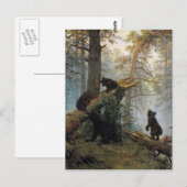 Ivan Shishkin Morning in een pijnbos Briefkaart (Voorkant / Achterkant)