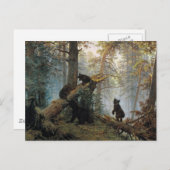 Ivan Shishkin Morning in een pijnbos Briefkaart (Voorkant / Achterkant)