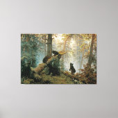 Ivan Shishkin Morning in een Pine Forest Canvas Afdruk (Voorkant)