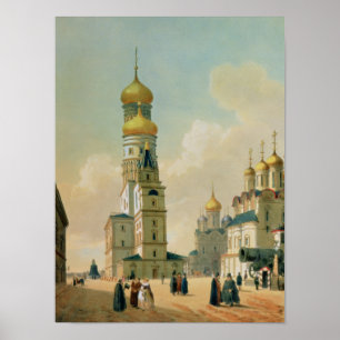 Ivan the Great Bell Tower in Moskou Poster