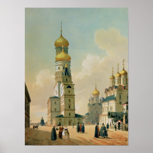 Ivan the Great Bell Tower in Moskou Poster (Voorkant)