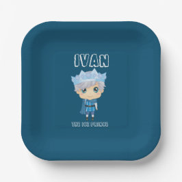 Ivan the ice prince paper borden papieren bordje