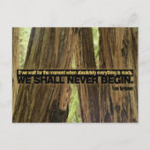 Ivan Toergenjev Inspirerend citaat "Klaar" Briefkaart (Voorkant)