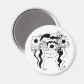 Ivana Kupala Ukraine Folk Art Magneet (Voorkant / Achterkant)