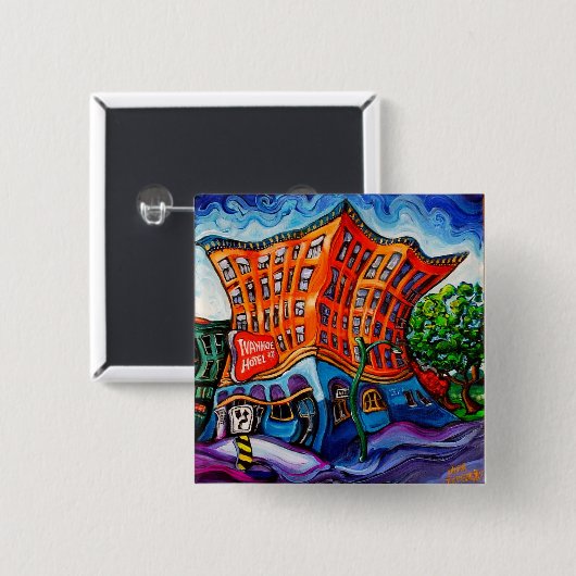 Ivanhoe-Button Vierkante Button 5,1 Cm (Voorkant /achterkant)