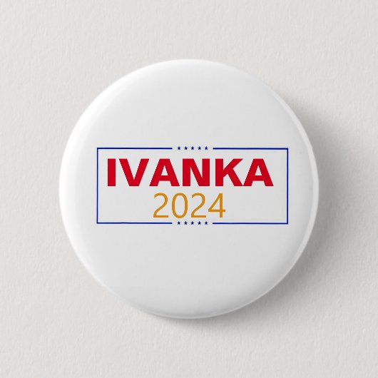 Ivanka Trump 2024 Ronde Button 5,7 Cm (Voorkant)