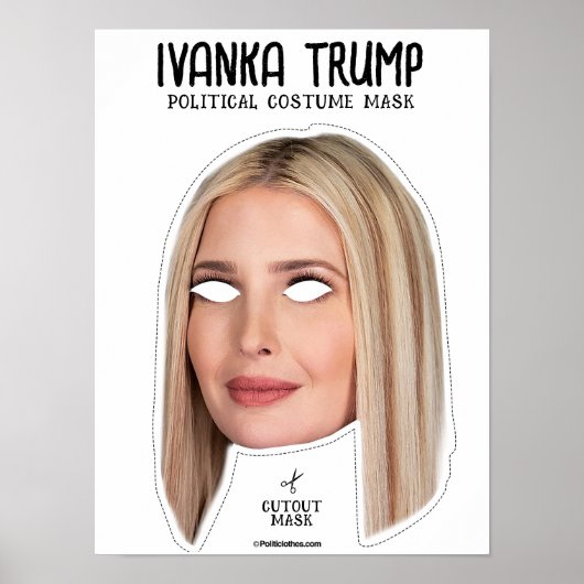 Ivanka Trump kostuummasker Poster (Voorkant)