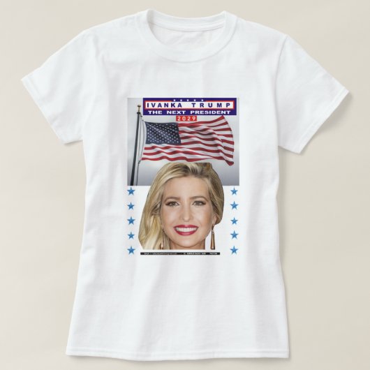 Ivanka Trump - Trumps dochter - Volgend president T-shirt (Design voorkant)