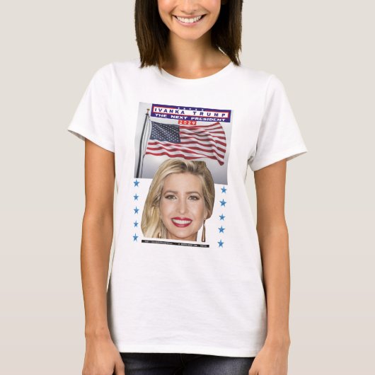Ivanka Trump - Trumps dochter - Volgend president T-shirt (Voorkant)