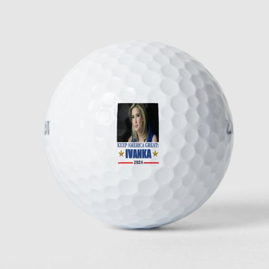 Ivanka Trump voor President - 2024 Golfballen (Voorkant)