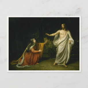 Ivanov's Christus Uiterlijk op Mary Magdalene Briefkaart