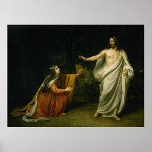 Ivanov's Christus Uiterlijk op Mary Magdalene Poster