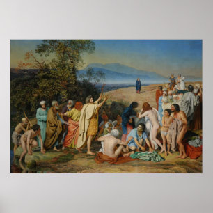 Ivanov's De apparaten van Christus voor het volk Poster