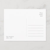 Ivar Arosenius Lillan Defiant meisje zegt nee Briefkaart (Achterkant)