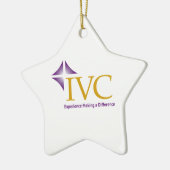 IVC kerstversiering Keramisch Ornament (Links)