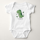 I've arrived Dinosaur Baby Bodysuit - Personalized (Voorkant)