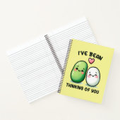 I've Bean Thinking of You Cute Kawaii Notitieboek (Binnen)