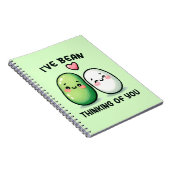 I've Bean Thinking of You Cute Kawaii Notitieboek (Rechterzijde)