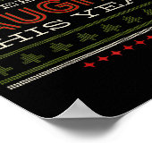 Ive Been Very Naughty This Year Christmas Humor  Poster (Hoek)