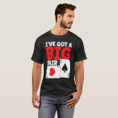 I've Got A Big Pair Bluffing Pot Playing Cards Gif T-shirt (Voorkant volledig)