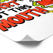 I've Got A Good Heart But This Mouth Funny Christm Poster (Hoek)