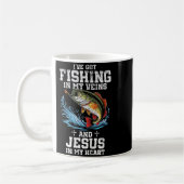I've Got Fishing In My Veins And Jesus In My Heart Koffiemok (Links)