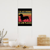 Ive got friends in low places poster (Keuken)