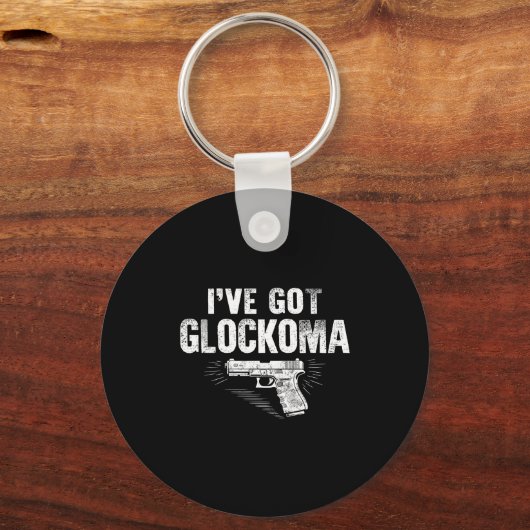 I've Got Glockoma Funny Vintage  Sleutelhanger (Voorkant)