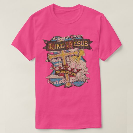 IVE GOT KING JESUS 999  MANNEN T-SHIRT (Design voorkant)