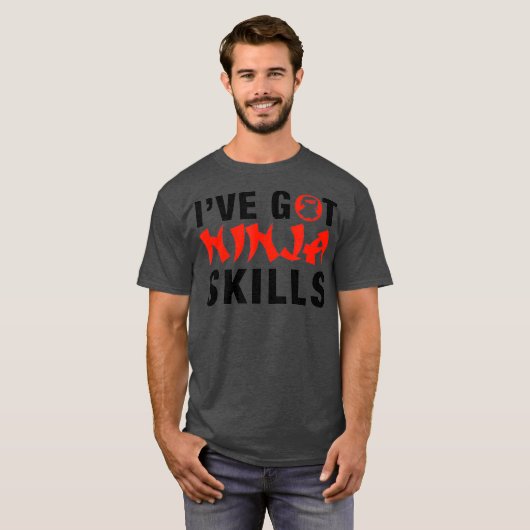 IVE GOT NINJA SKILLS T-SHIRT (Voorkant volledig)