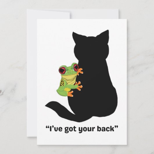 I've got your back bedankkaart (Voorkant)