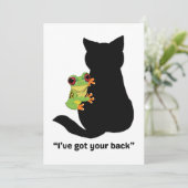 I've got your back bedankkaart (Staand voorkant)