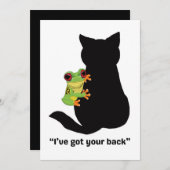 I've got your back bedankkaart (Voorkant / Achterkant)