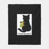 I've got your back fleece deken (Voorkant)